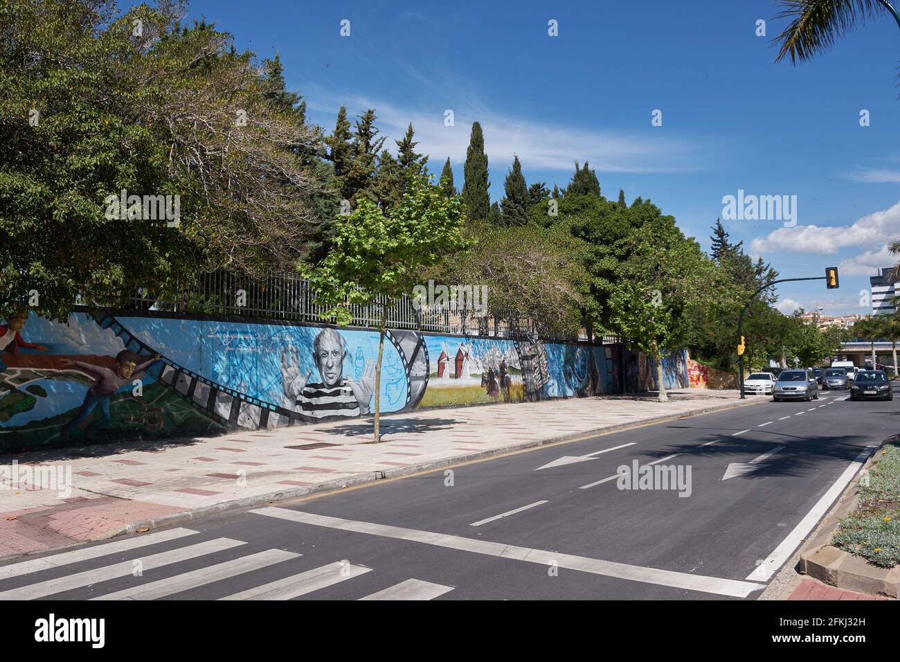 Street art graffiti in Malaga, Andalusia, Spain Stock Photo - Alamy