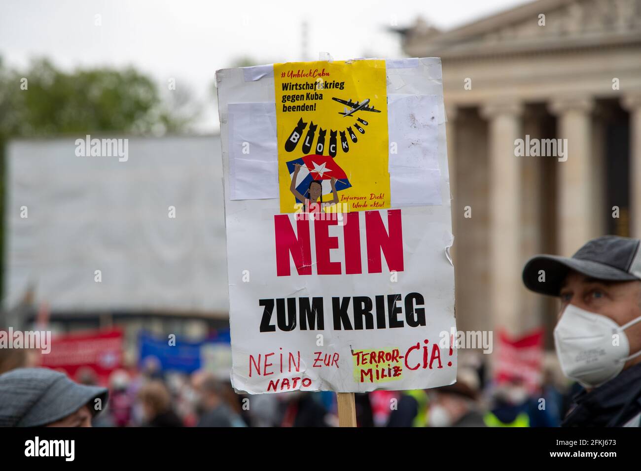 Cia protest sign hi-res stock photography and images - Alamy