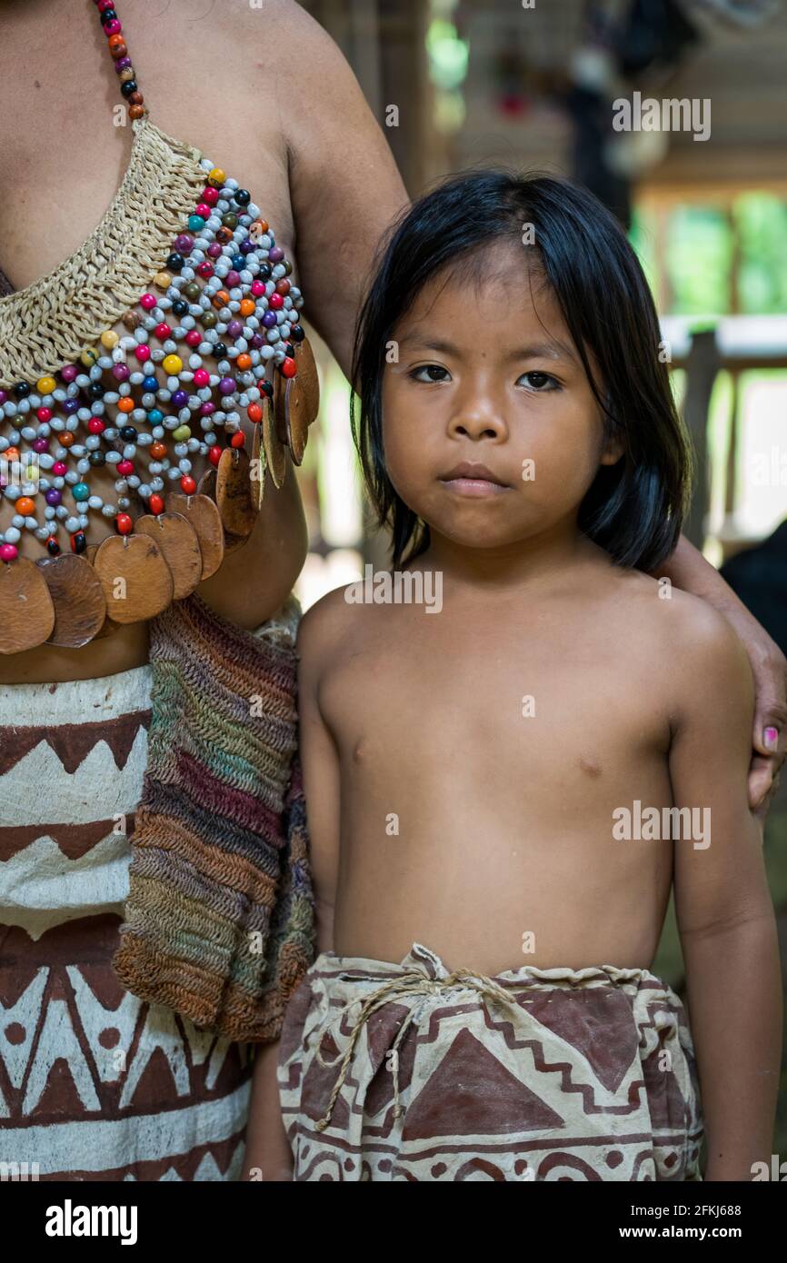 Young Amazon Tribal Girls Young Amazon Tribal Girls