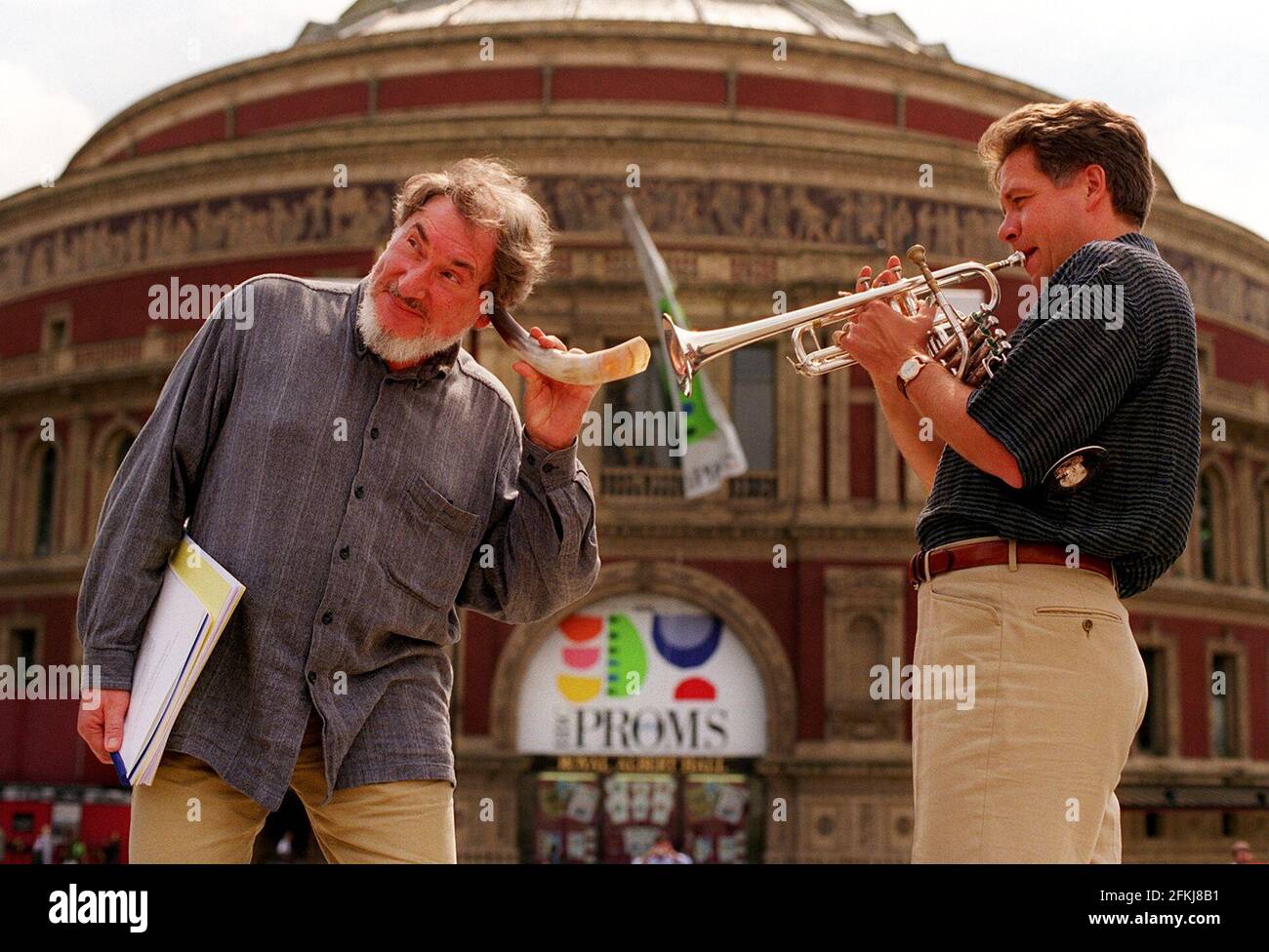 H.K Gruber who has composed the trumpet concerto aerial which will be performed by hakan hardenburger at the proms tomorrow night. Stock Photo