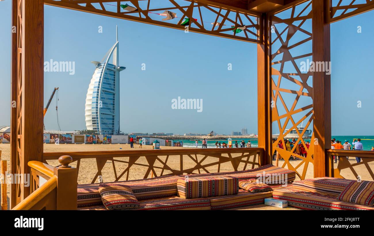 Dubai - Megacity of the United Arabian Emirates Stock Photo