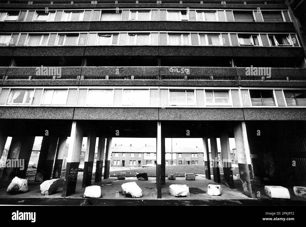 Divis Flats in Belfast Northern Ireland Dbase Stock Photo Alamy