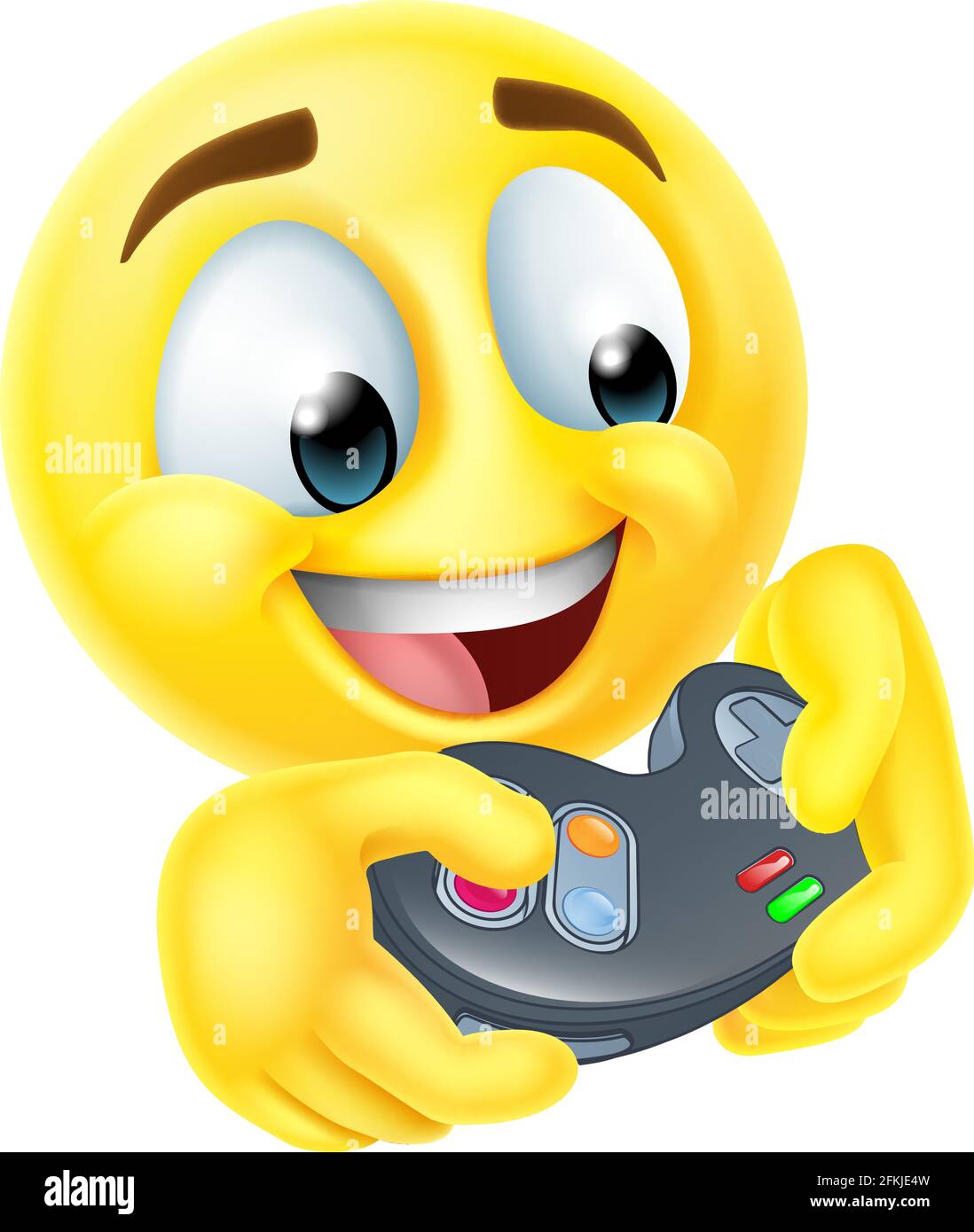 Kid play videogames Stock Vector Images Alamy