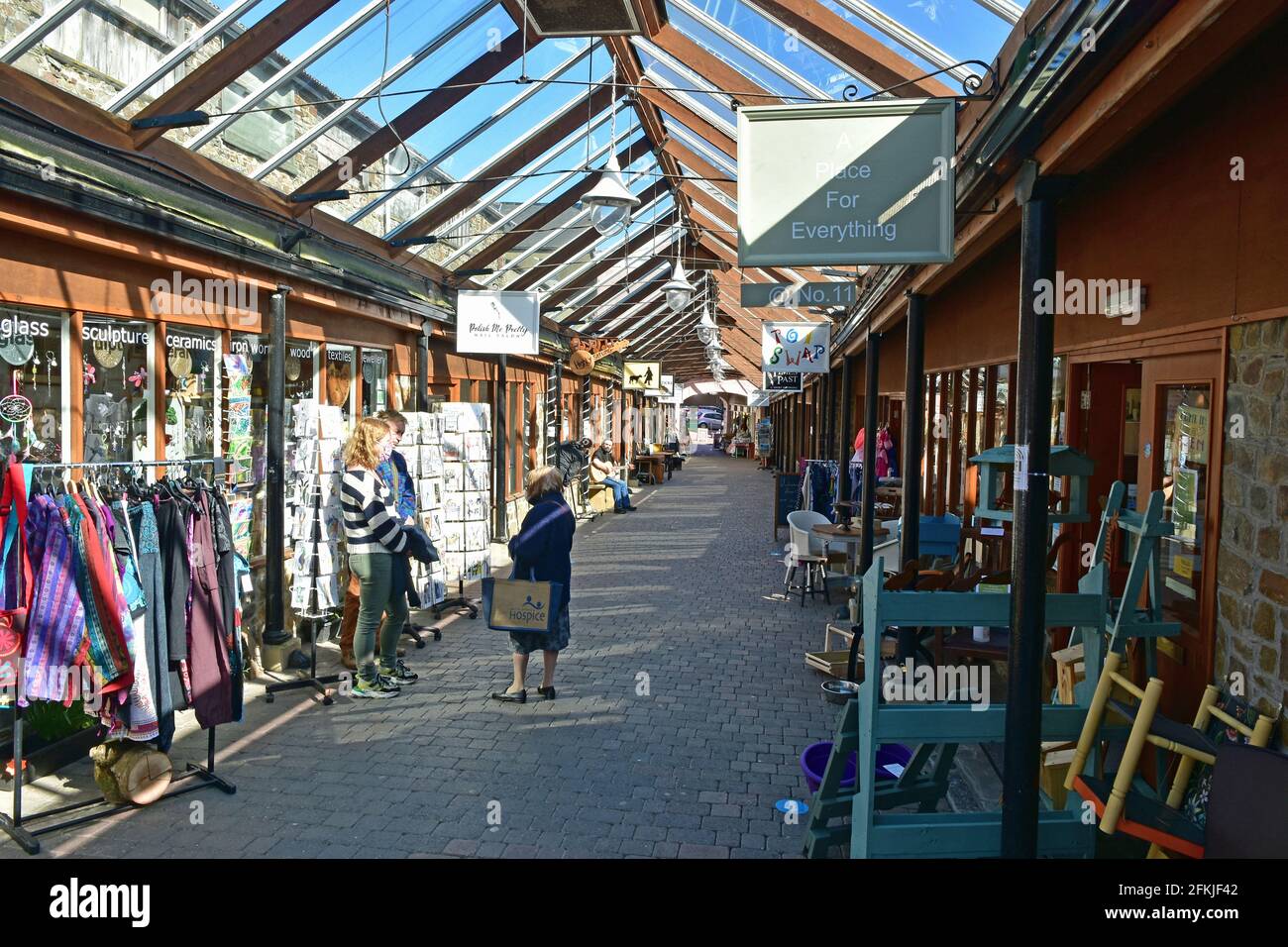 Great Torrington, Pannier market, North Devon Stock Photo Alamy
