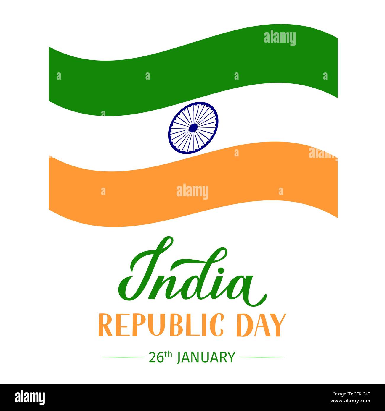 India Republic Day vector illustration. Indian holiday Celebration