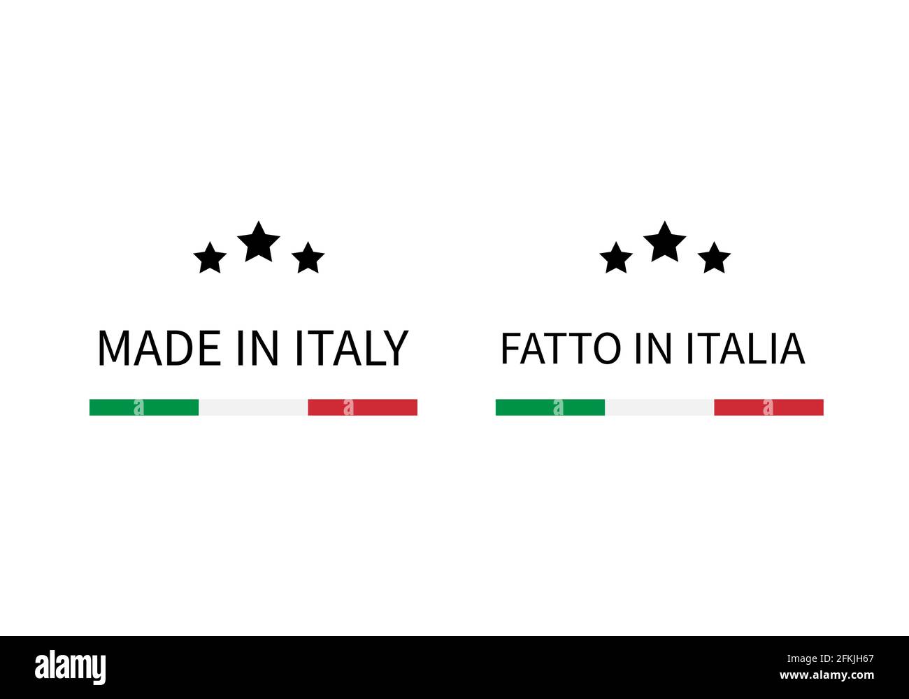 Made In Italy And Fatto In Italia Labels In English And In Italian Languages Quality Mark Vector Icon Perfect For Logo Design Tags Badges Sticke Stock Vector Image Art Alamy<script async src=