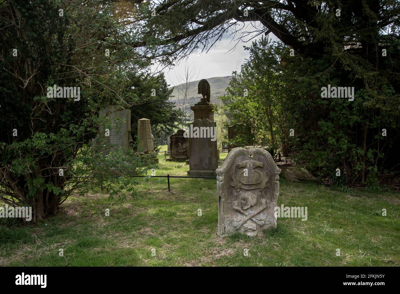 The 17th century Old Pentland Cemetery near Loanhead, Edinburgh