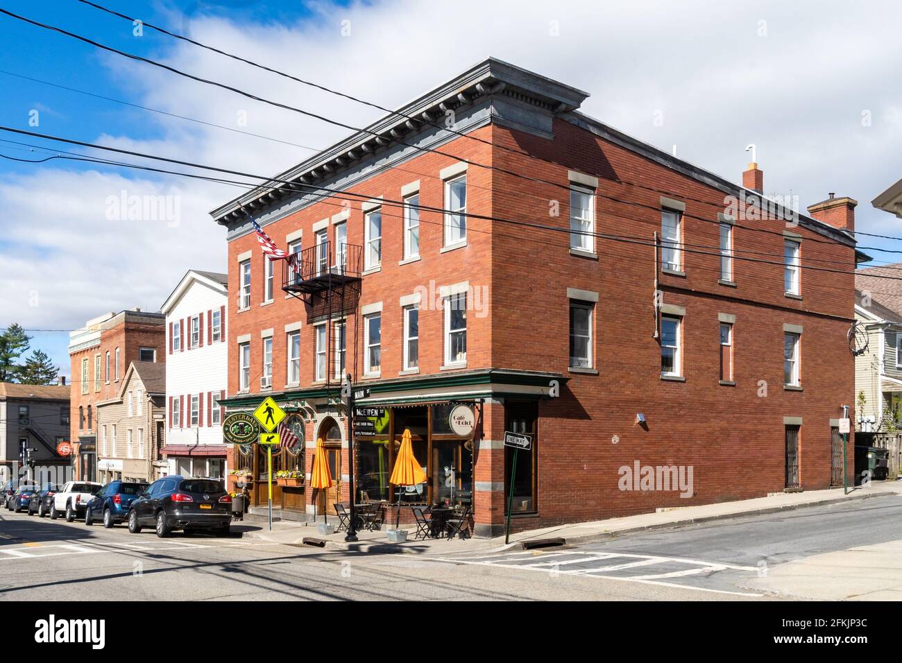 Warwick, NYUSAMay 1, 2021 Three quarter view of Yesterdays, a quaint