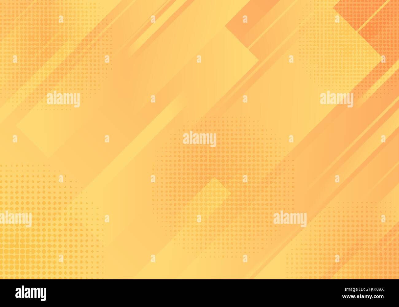 Abstract modern background yellow stripes diagonal with halftone effect ...