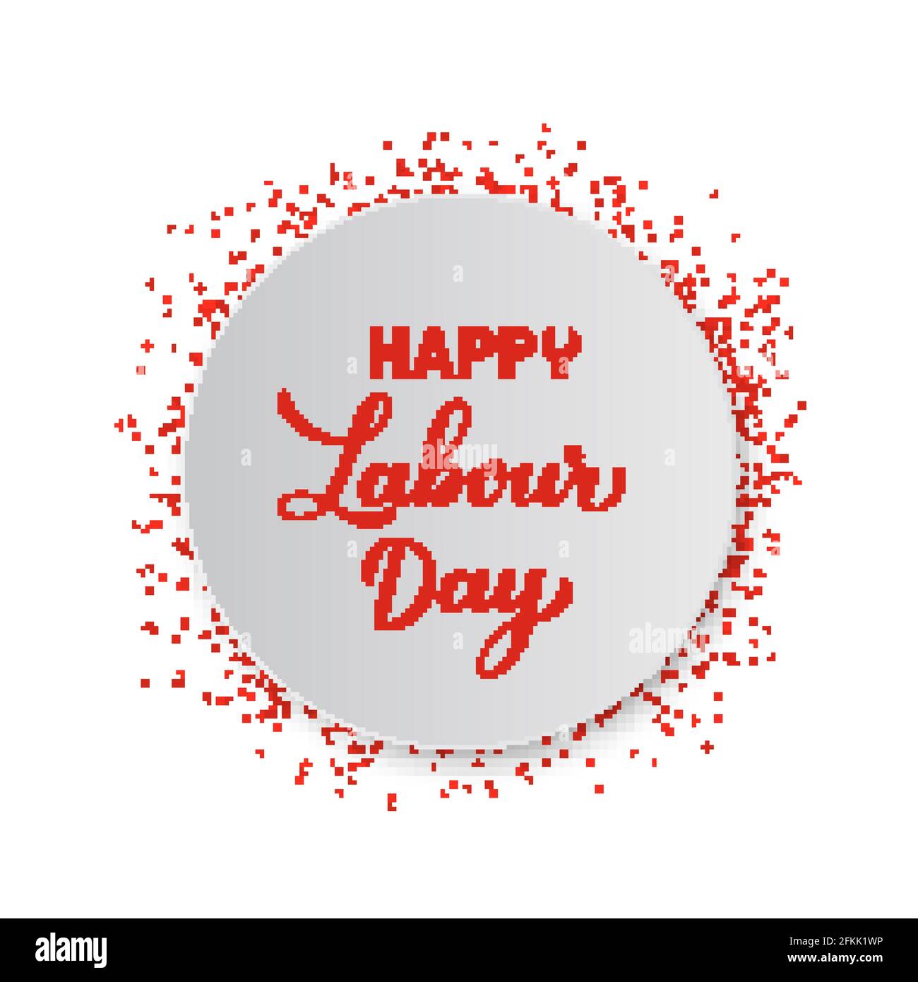 Happy Labour Day calligraphy hand lettering typography poster. Vector template for banner, flyer, greeting card, logo design, postcard, party invitati Stock Vector Image & Art - Alamy