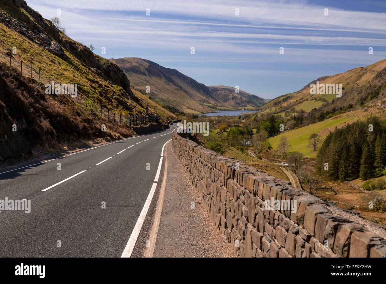 Tal-y-Llyn lake and mountains, Gwynedd, Wales Stock Photo