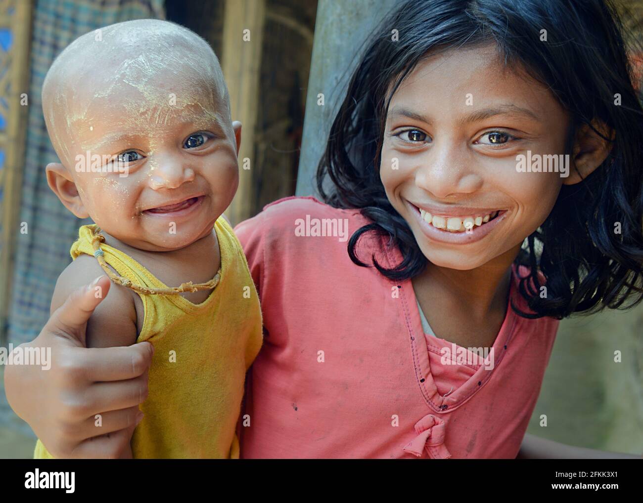 Rohingya Children Stock Photo