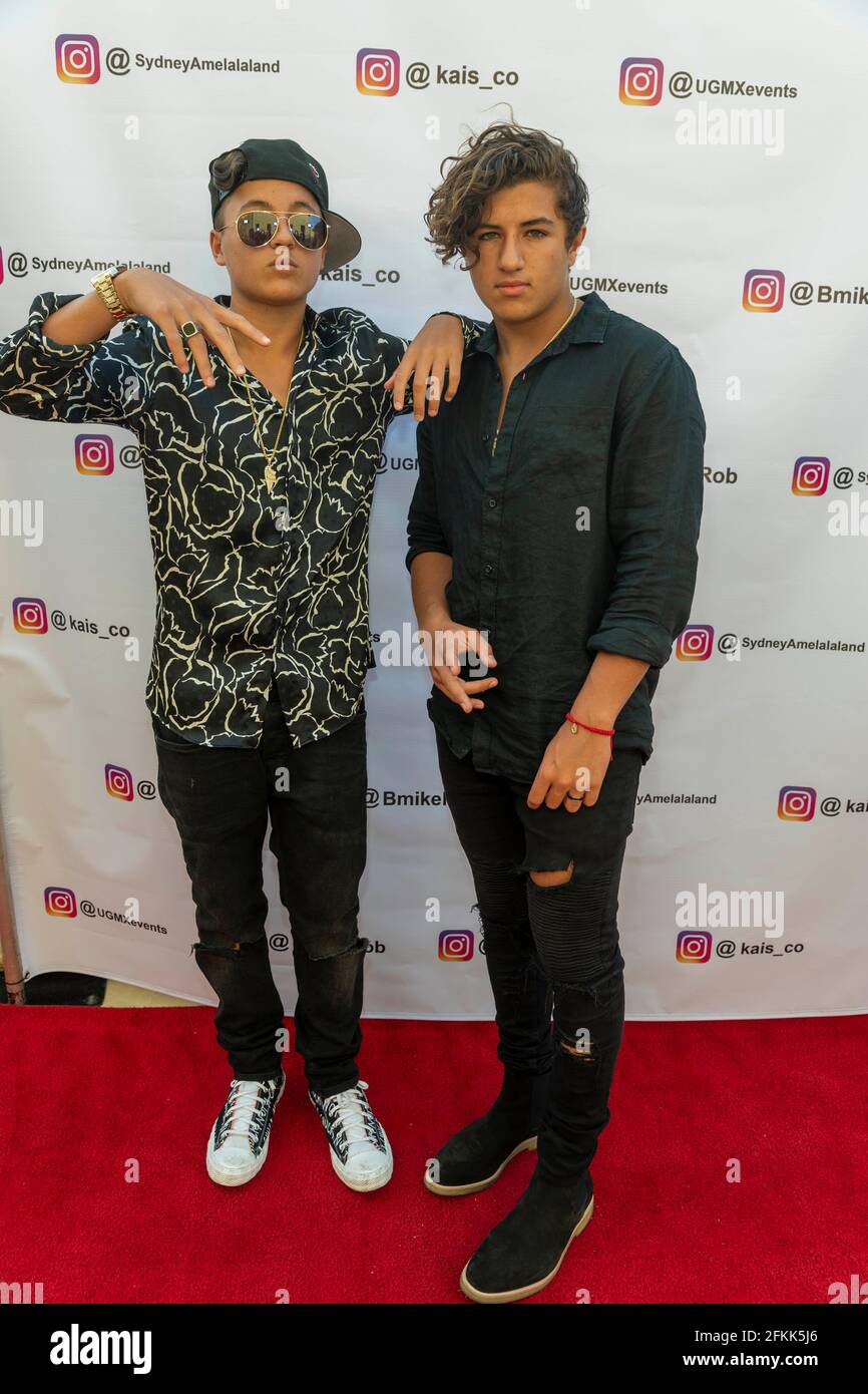 Julez Coutinho, Mason Coutinho attend Young Hollywood Social Media