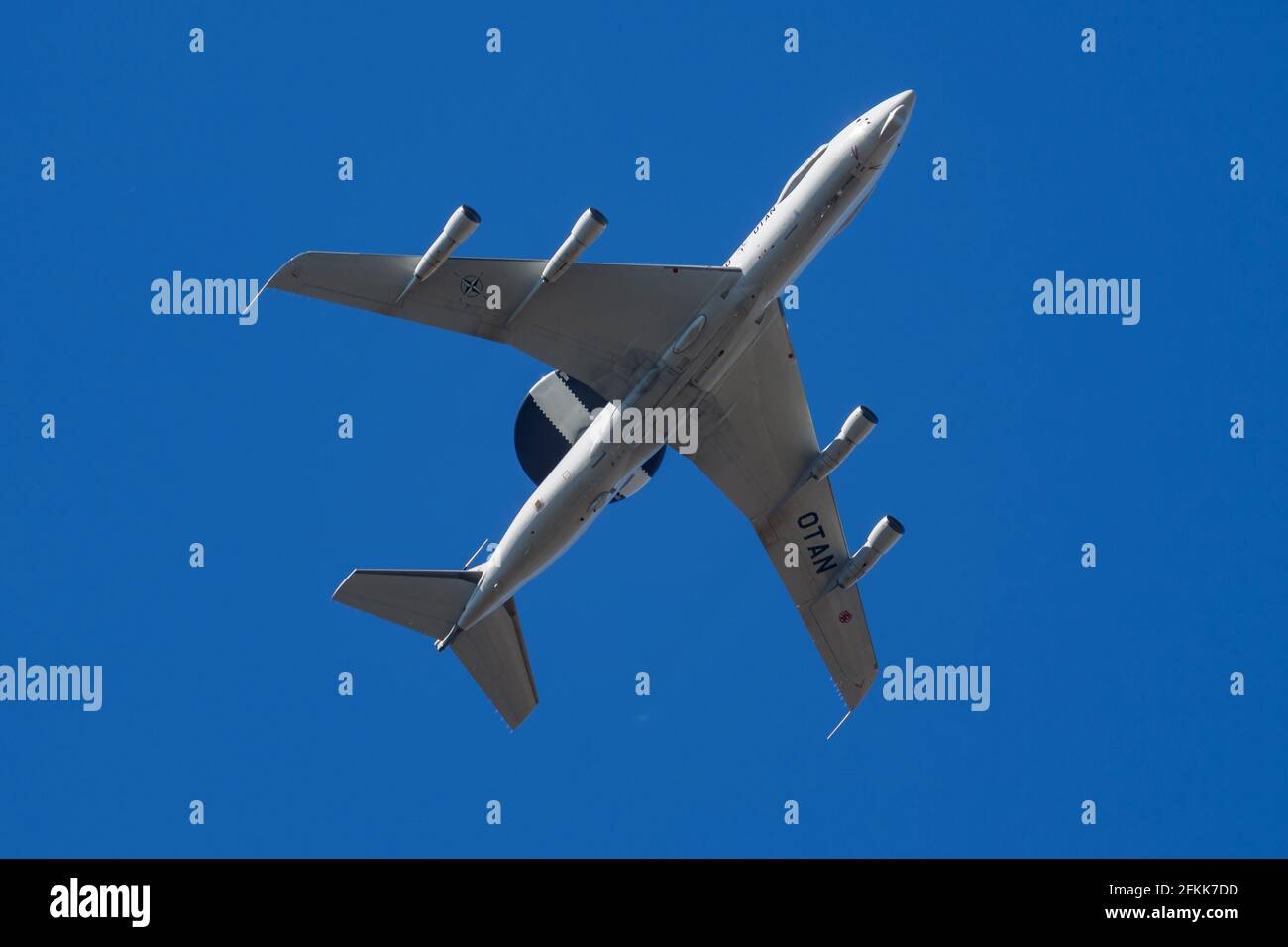 Kecskemet, Hungary - September 26, 2018: Special Mission Awacs Plane At Air  Base. Air Force Flight Operation. Aviation And Aircraft. Air Defense. Mili  Stock Photo - Alamy
