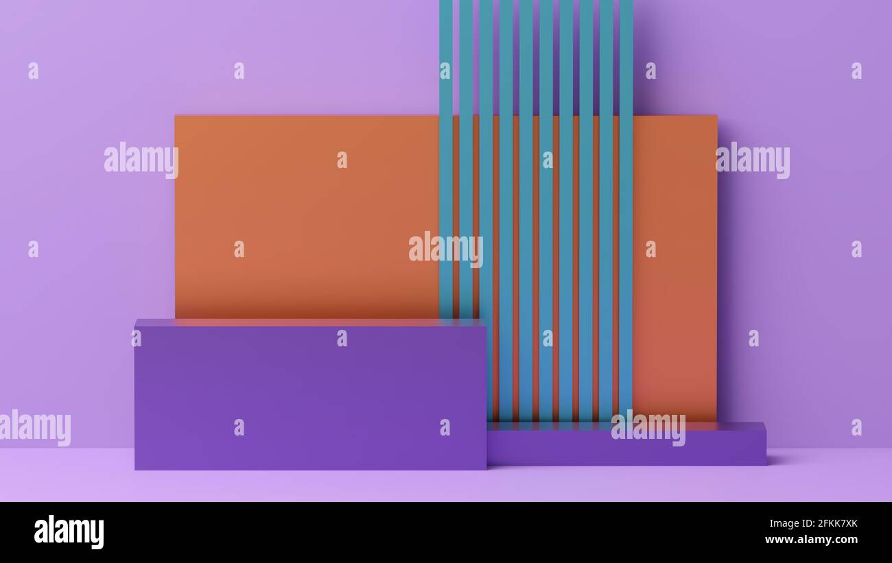 Vibrant abstract background. 3D Illustration Stock Photo - Alamy