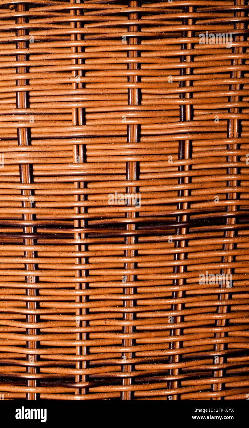 Traditional Natural Wooden Straw Basket Details Photo Stock Photo Alamy