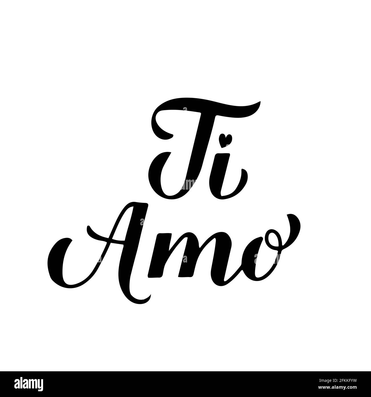 Ti amo Cut Out Stock Images & Pictures - Alamy