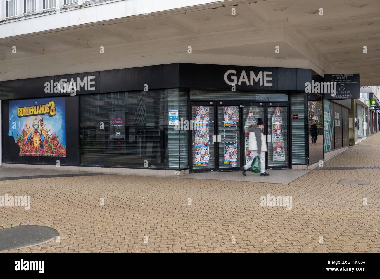 Game Store, Plymouth, UK Stock Photo