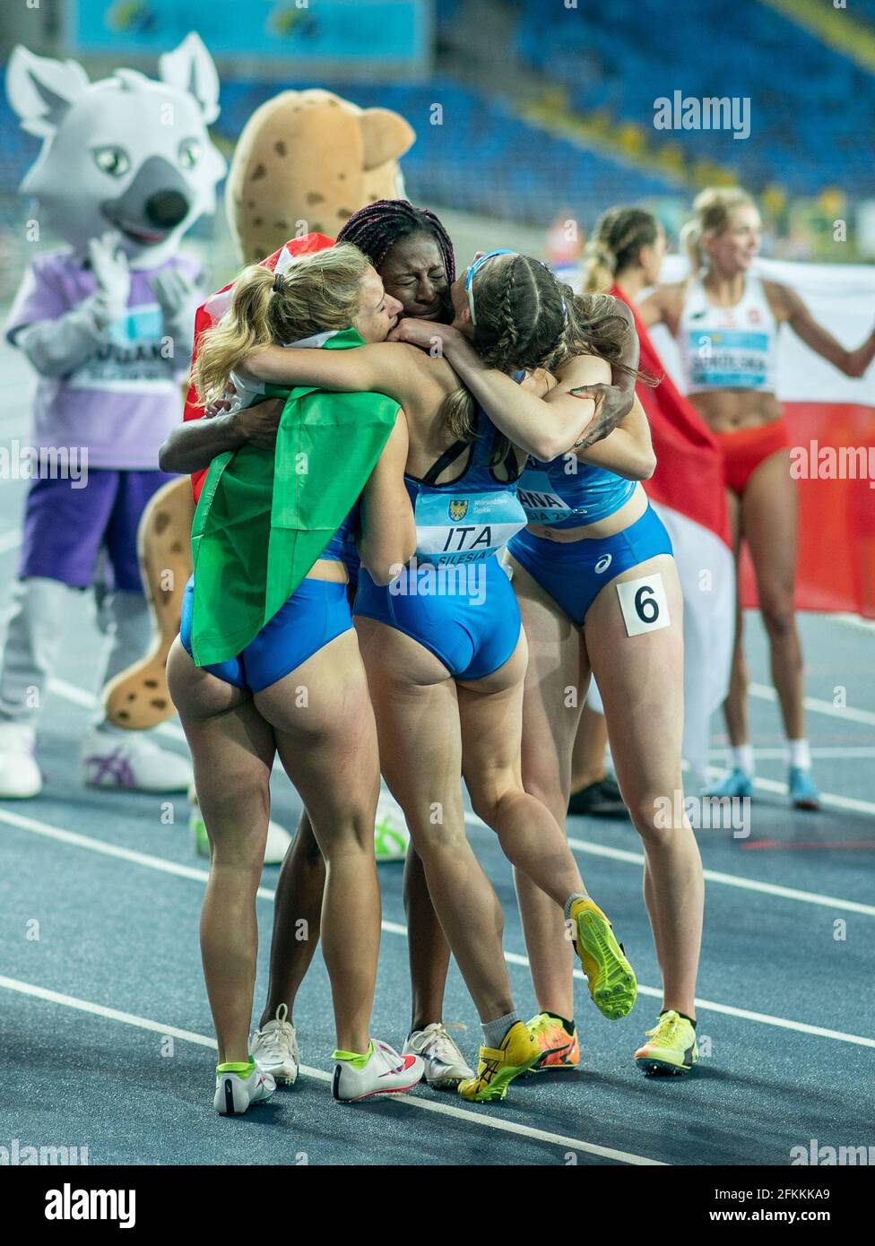Chorzow Poland Silesian Stadium Chorzow Poland 2nd May 21 World Athletics Relays 21 Day 2 Victory For The Italian Women In The 4 X 100m Credit Action Plus Sports Alamy Live News Credit