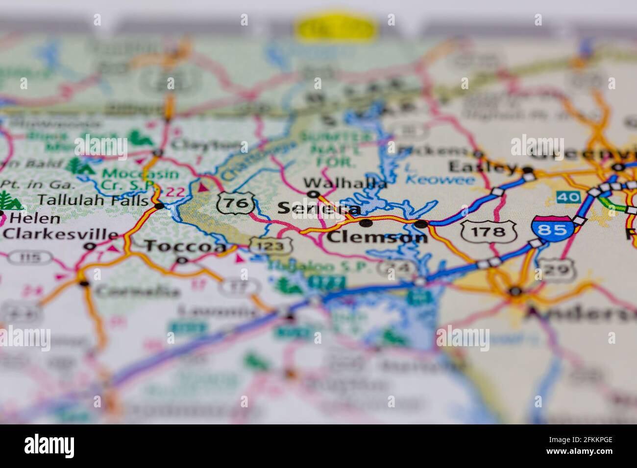 Map of seneca hires stock photography and images Alamy