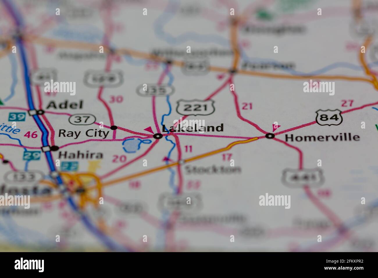 Lakeland map hires stock photography and images Alamy