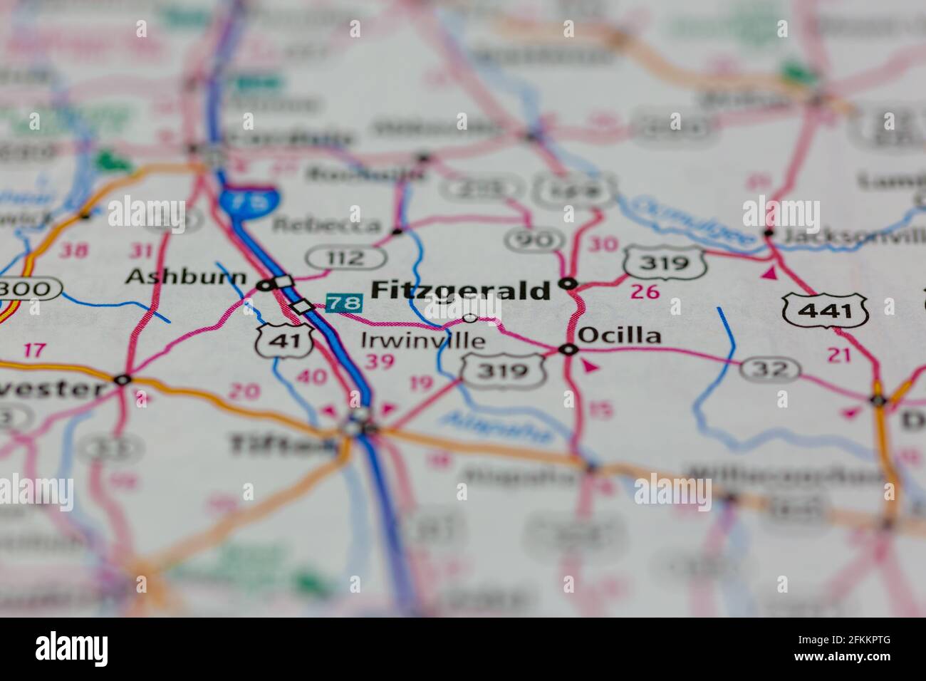Fitzgerald map hires stock photography and images Alamy