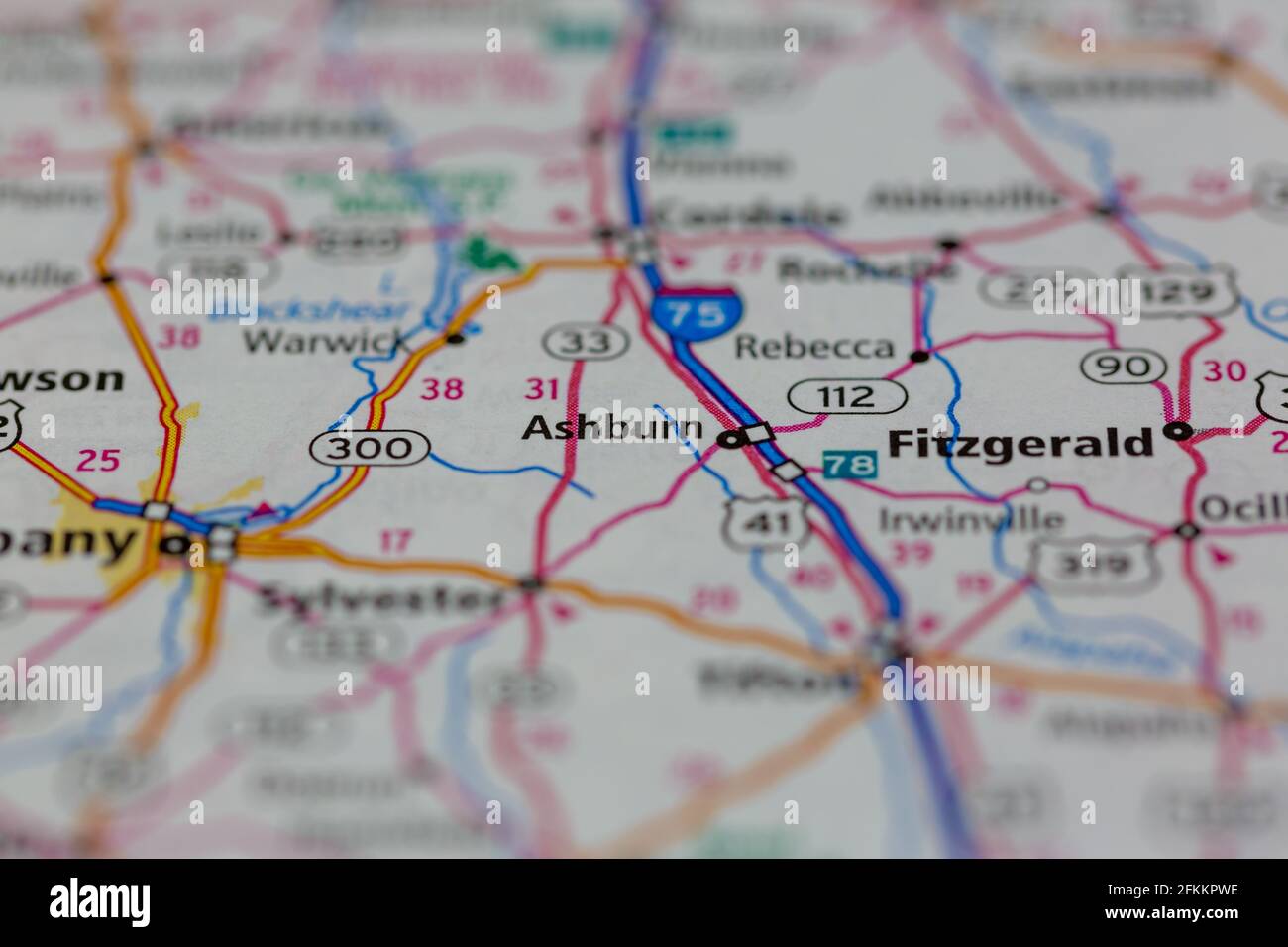 Ashburn on a map hires stock photography and images Alamy