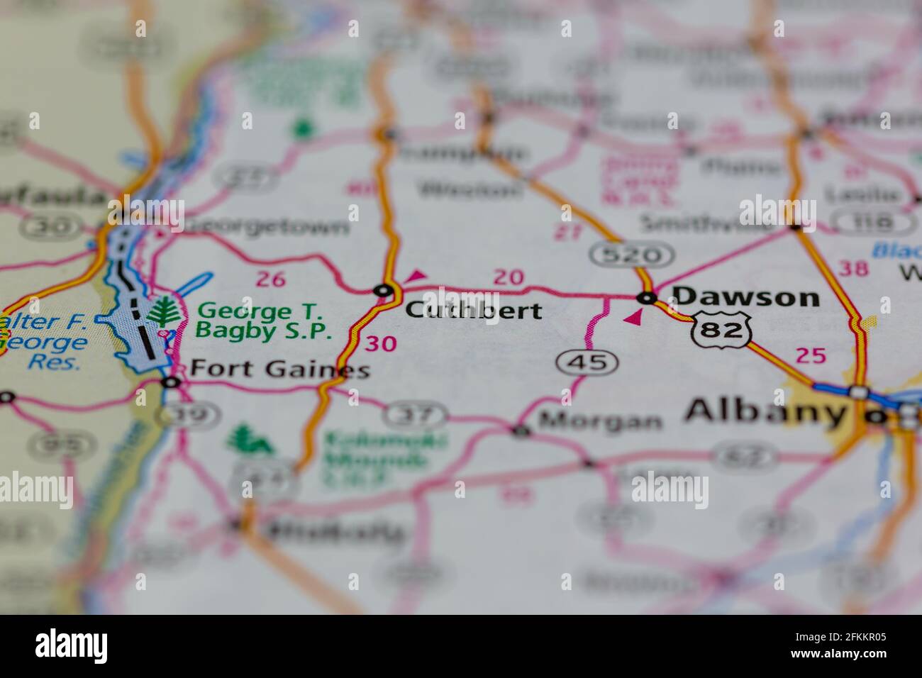 Cuthbert on a map hires stock photography and images Alamy