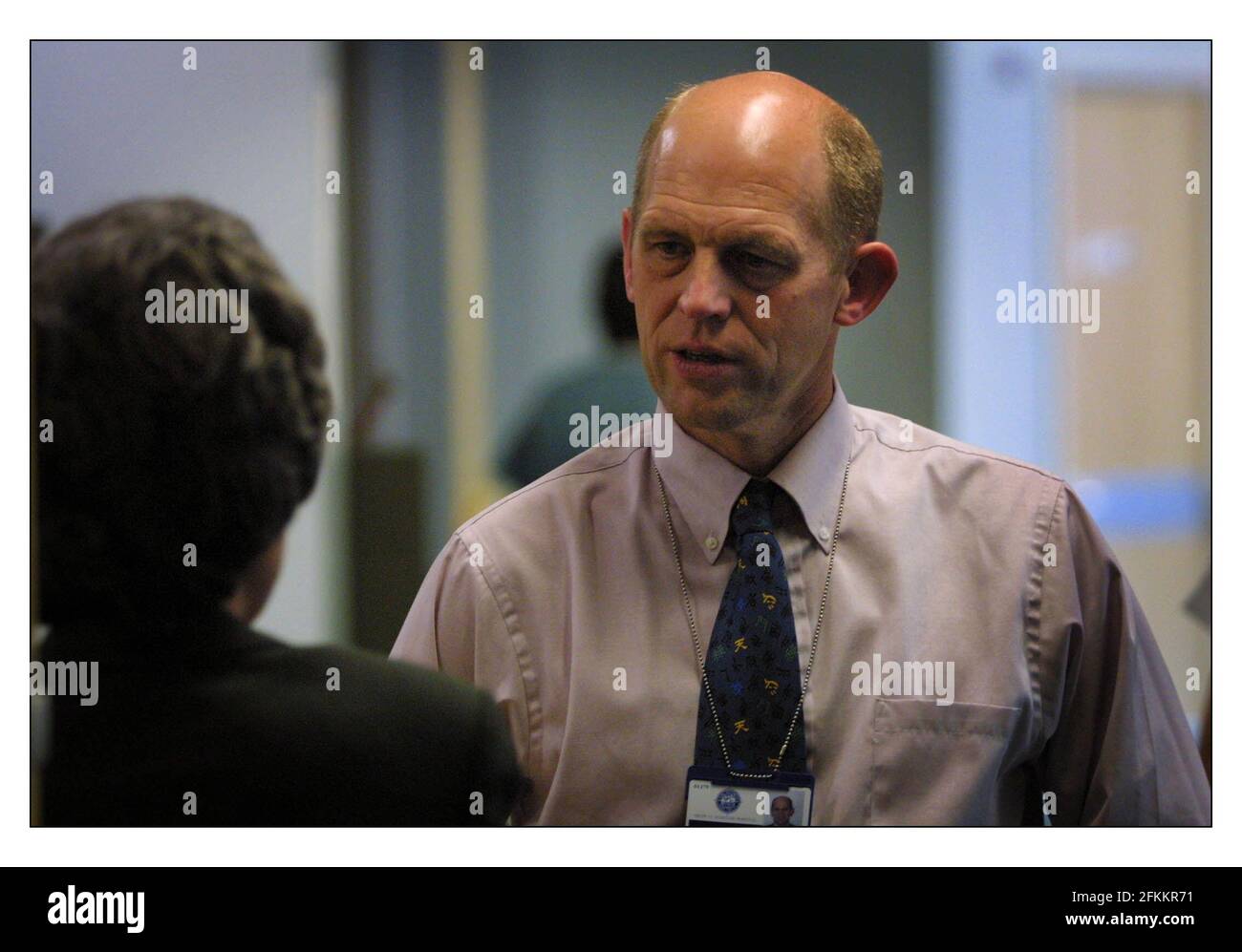 Medway Maritime Hospital...Chief Exec pic David Sandison 27/9/2001