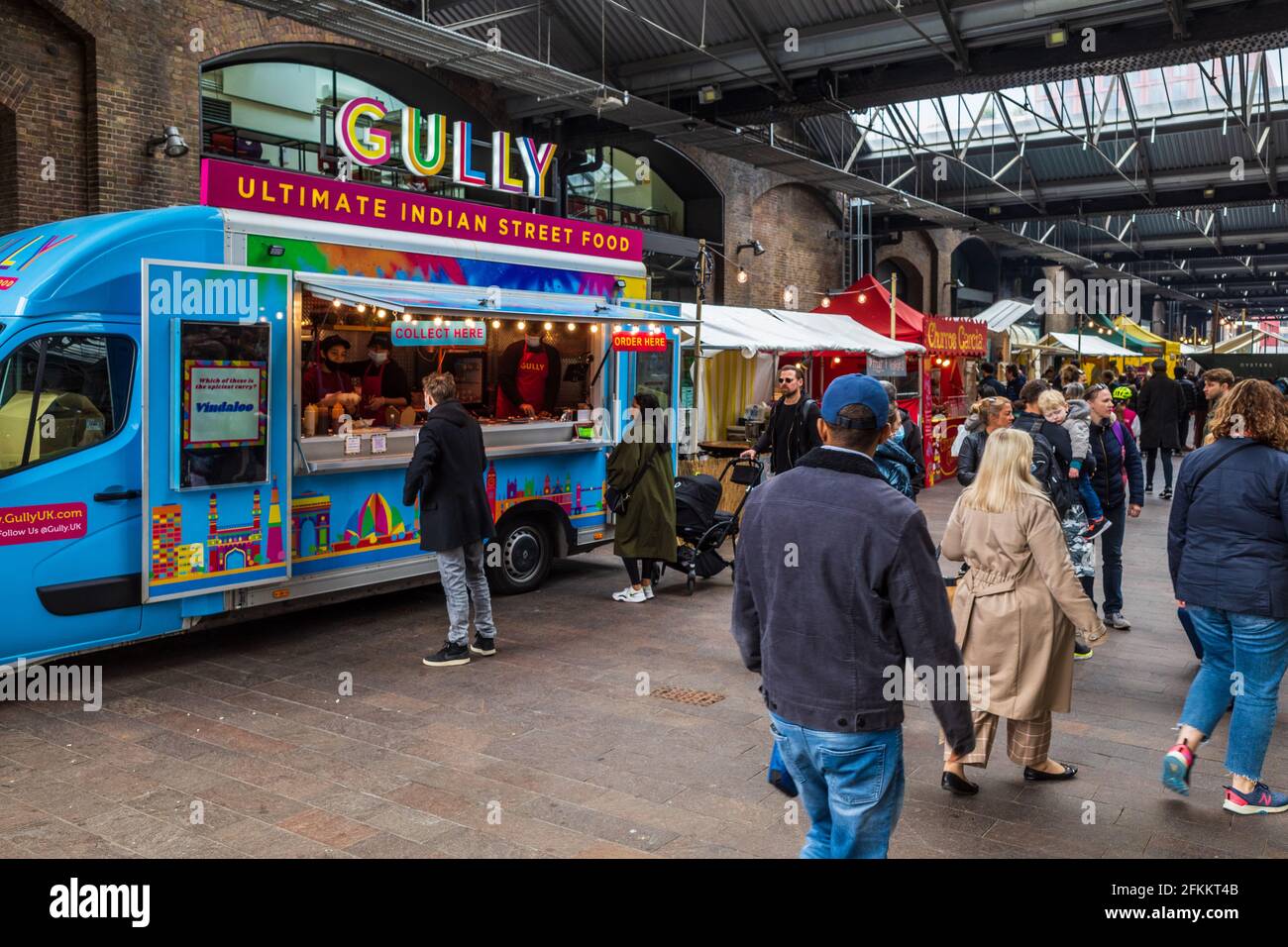 Canopy Market Granary Square Kings Cross London. In a restored historic