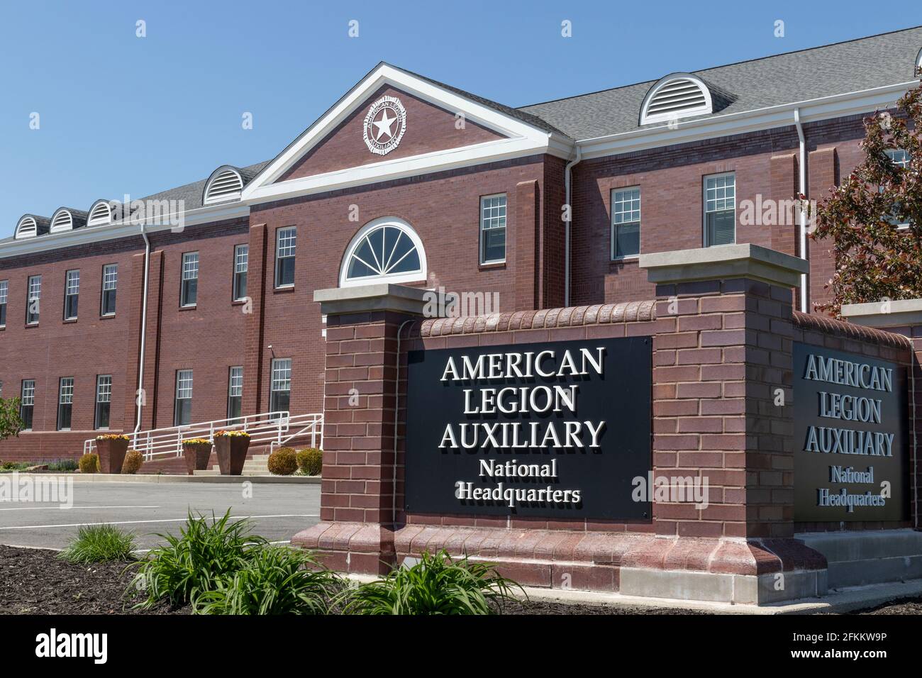 Indianapolis - Circa May 2021: American Legion Auxiliary National Headquarters. The American Legion Auxiliary provides a community of volunteers servi Stock Photo