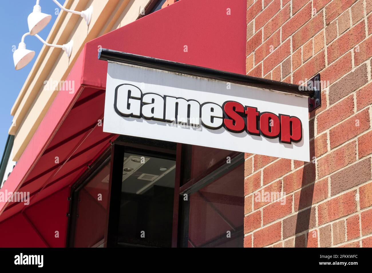Carmel Circa May 2021 GameStop stripmall location. GameStop is a