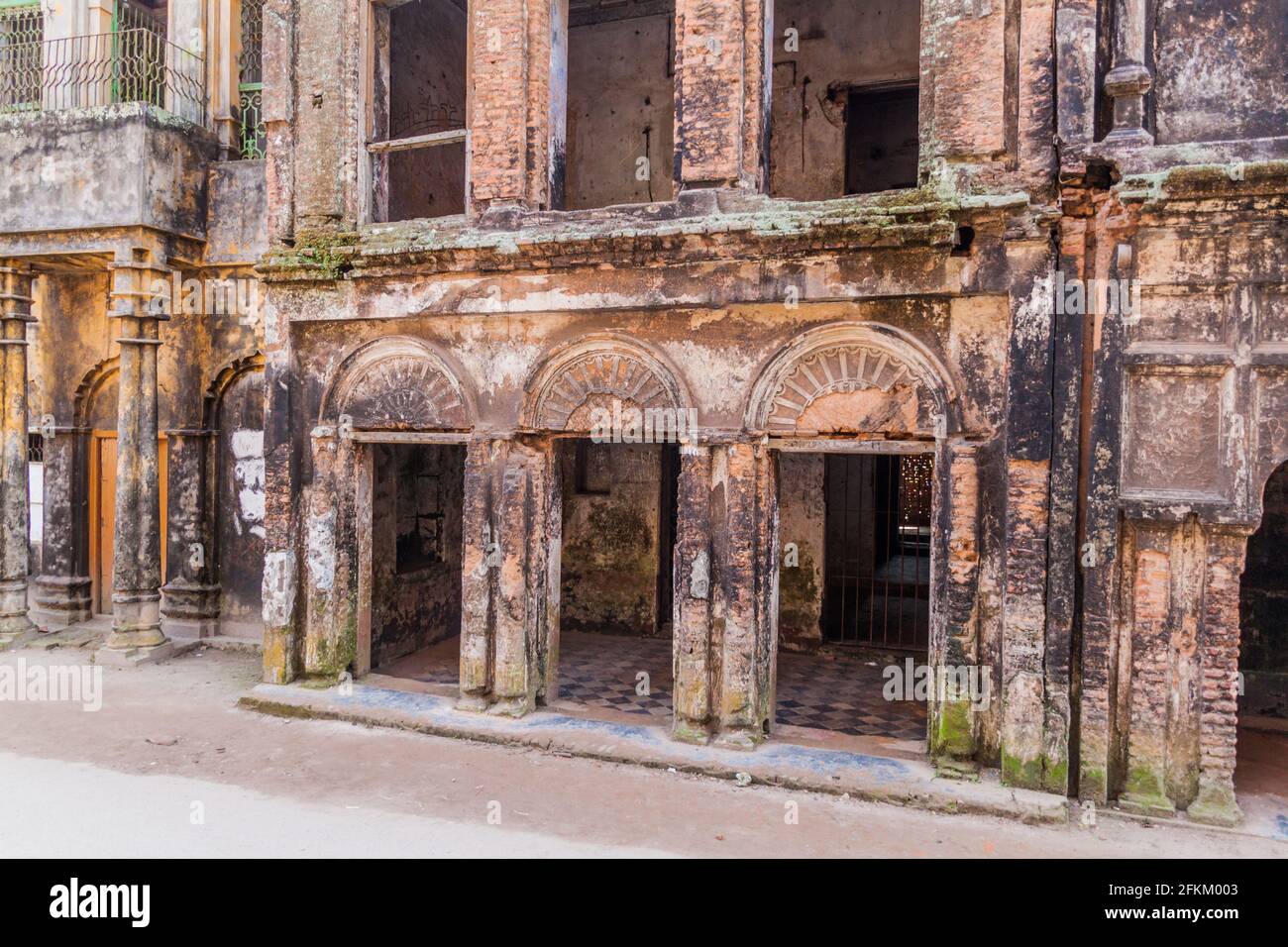 Abandoned buildings in Painam sometimes Panam Nagar, Bangladesh Stock Photo