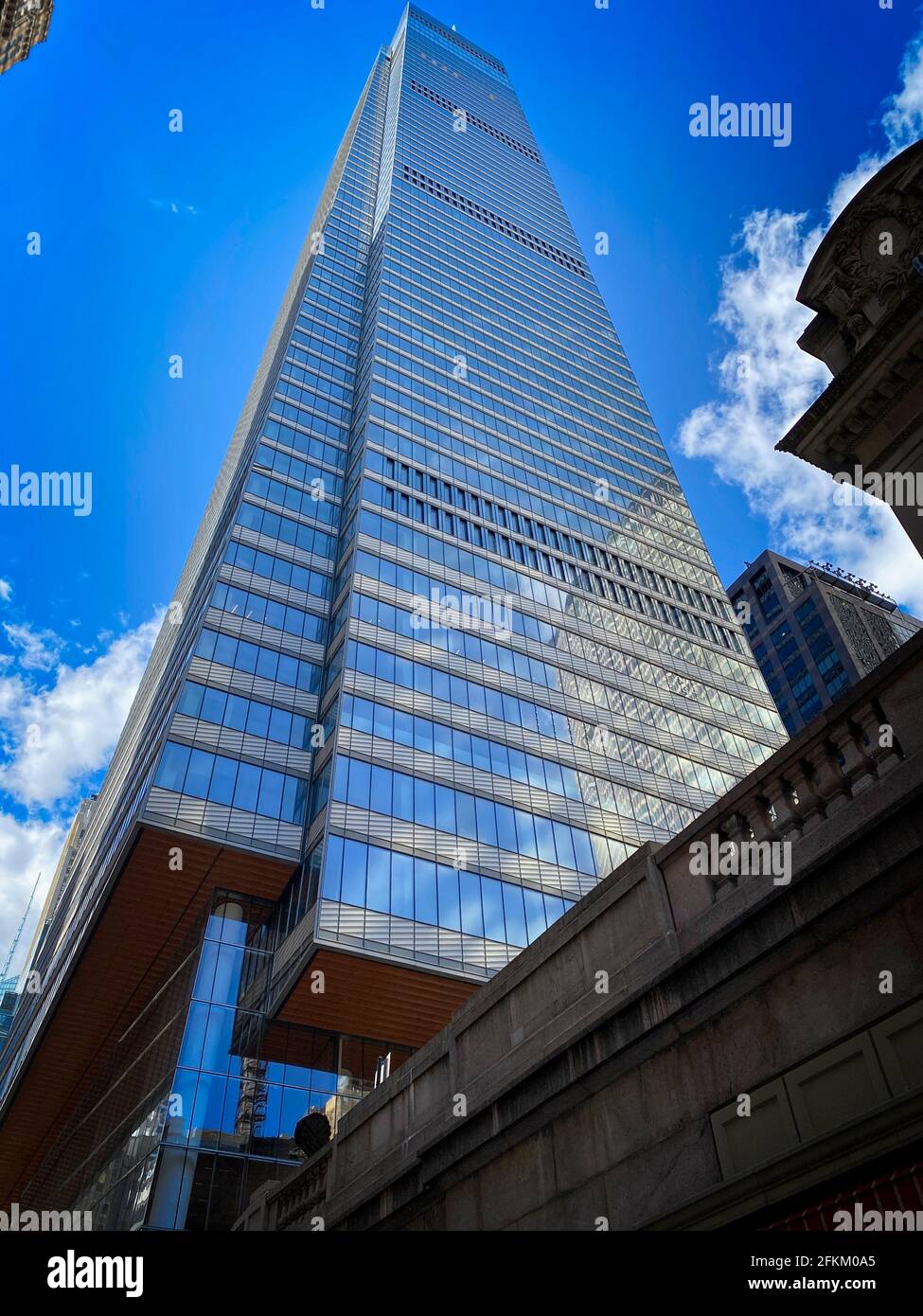 New York, NY, USA - May 3, 2021: The new Ritz-Carlton luxury hotel in the NoMad neighborhood at 28th and Broadway Stock Photo