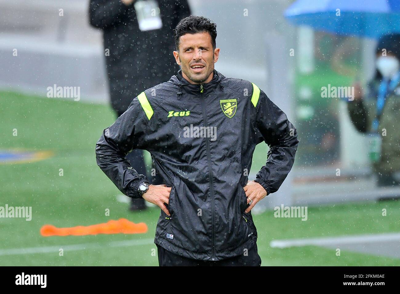 Fabio Grosso Treinador Frosinone Durante Partida Campeonato