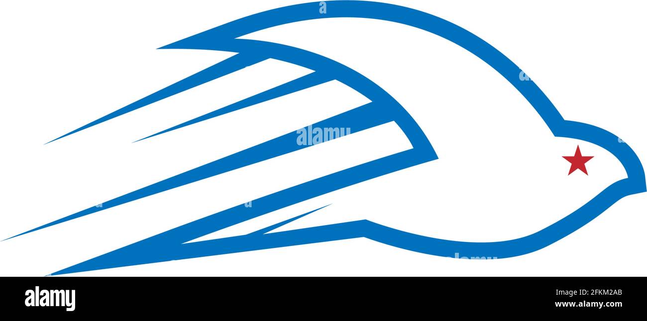 Simple Design of Swift Bird logo icon template vector Stock Vector ...