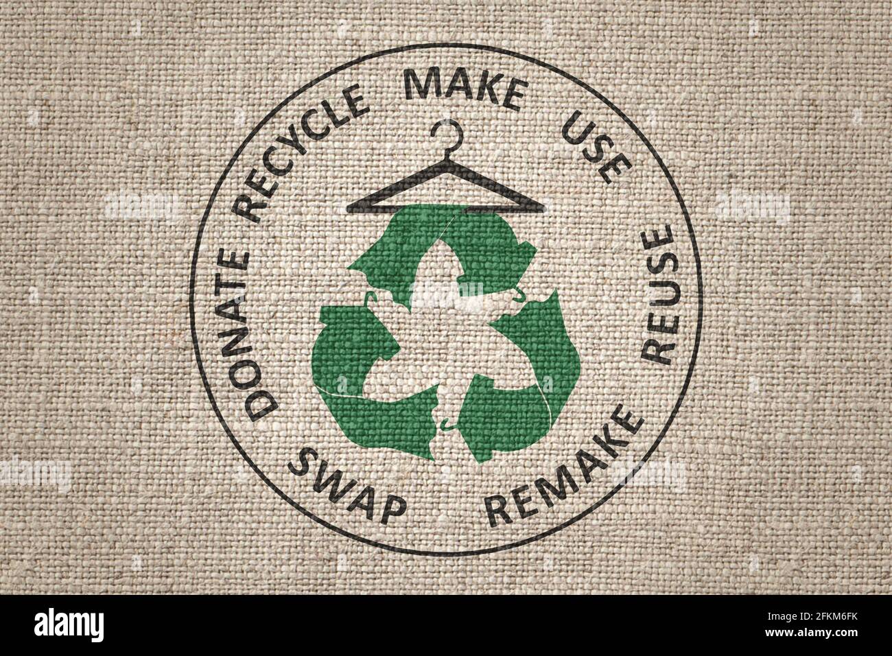 Circular Economy sustainable fashion, make, use, reuse, swap, donate ...
