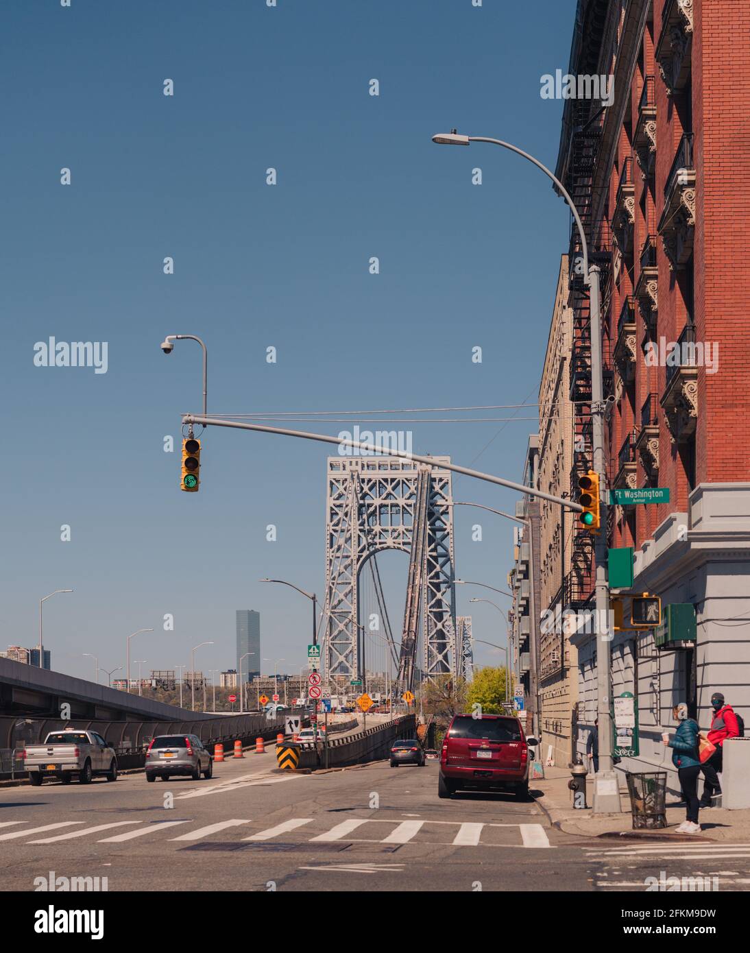 traffic on the highway Washington New York Stock Photo Alamy