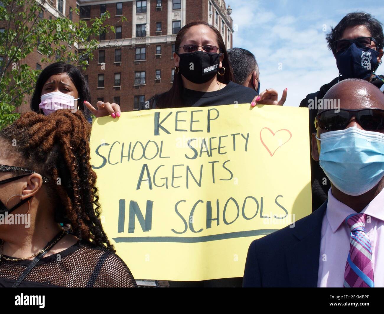 May 2, 2021, New York, New York, USA NEW YORK Rally to keep school