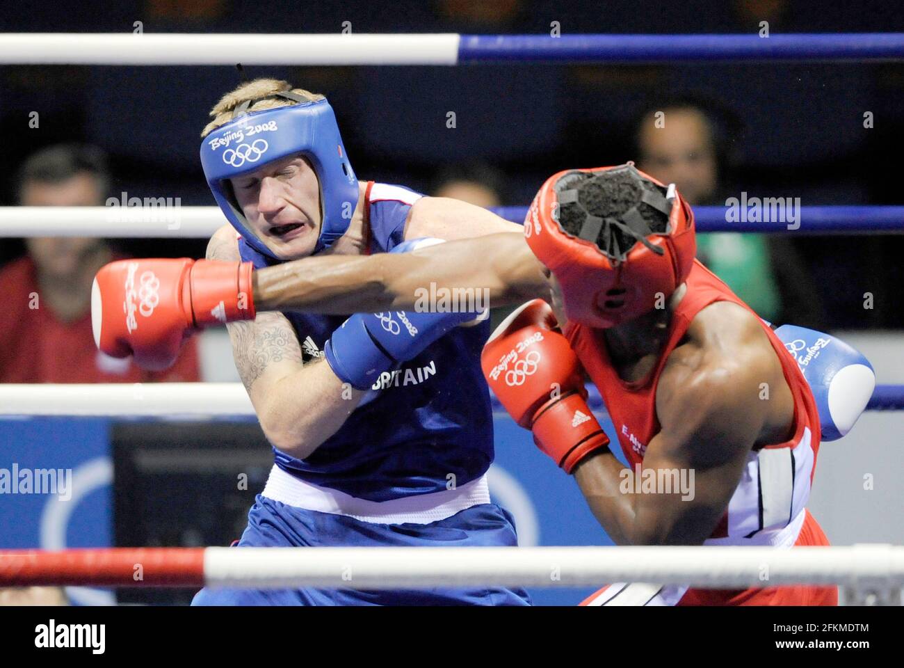 OLYMPIC GAMES BEIJING 2008. 6th DAY 14/8/08. BOXING. LIGHT-HEAVY 81kg ...