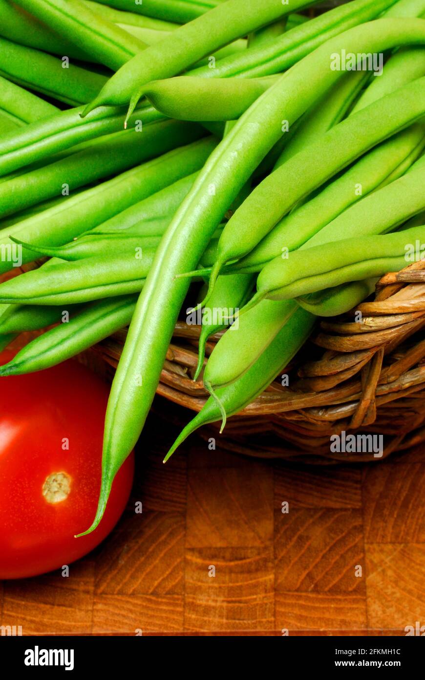 Green beans, pole bean, string bean Stock Photo Alamy