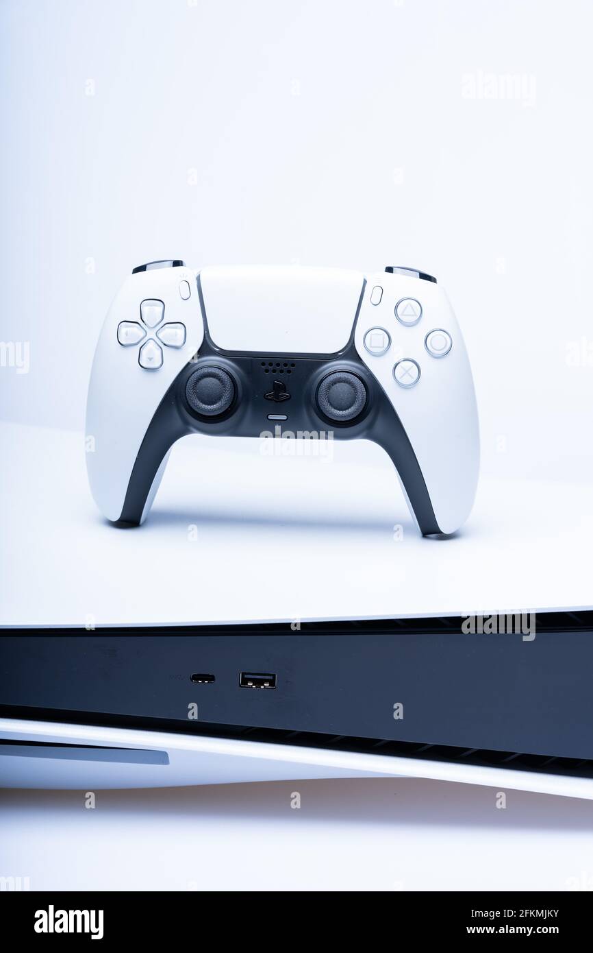 Playstation 5, the next generation gaming console from Sony Stock Photo -  Alamy