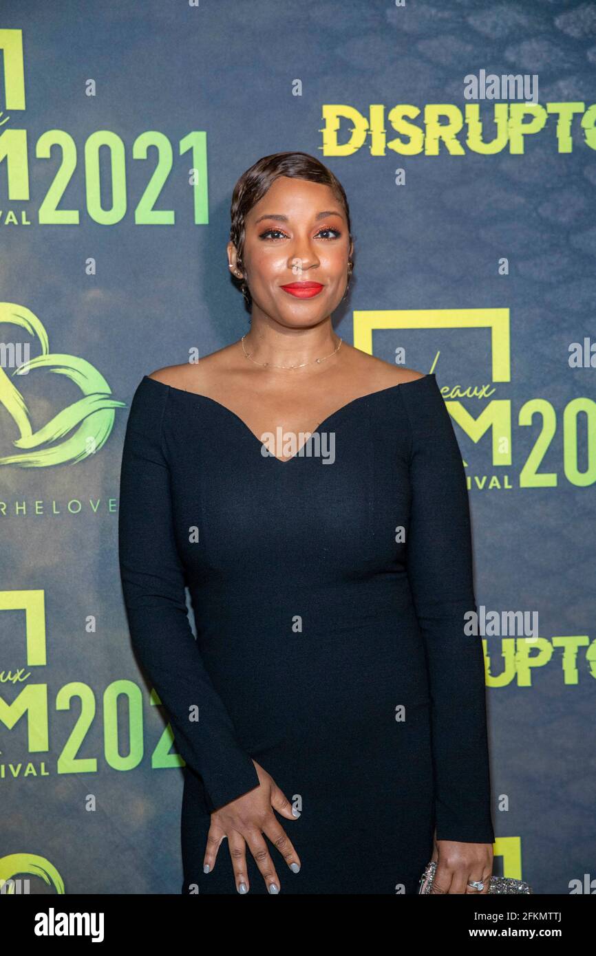 Hollywood, USA. 02nd May, 2021. Reagan Gomez-Preston attends The Micheaux Film Festival closing night at TLC Chinese Theatre, Hollywood, CA on May 2, 2021 Credit: Eugene Powers/Alamy Live News Stock Photo
