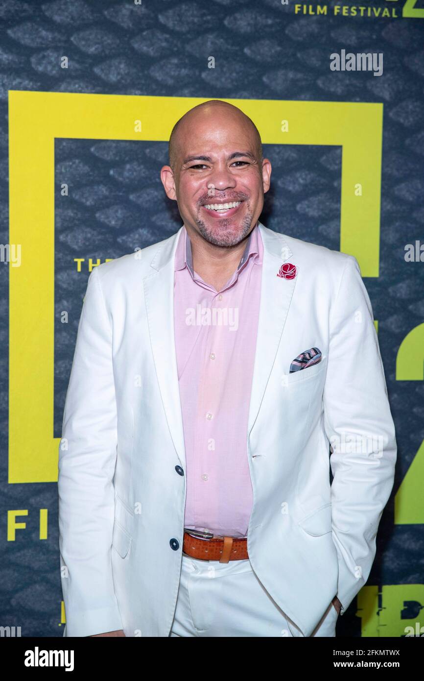 Hollywood, USA. 02nd May, 2021. Gerald Webb attends The Micheaux Film Festival closing night at TLC Chinese Theatre, Hollywood, CA on May 2, 2021 Credit: Eugene Powers/Alamy Live News Stock Photo