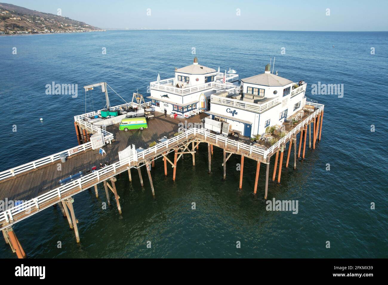 An Aerial View Of The Malibu Pier Sunday May 2 2021 In Malibu an-aerial-view-of-the-malibu-pier-sunday-may-2-2021-in-malibu