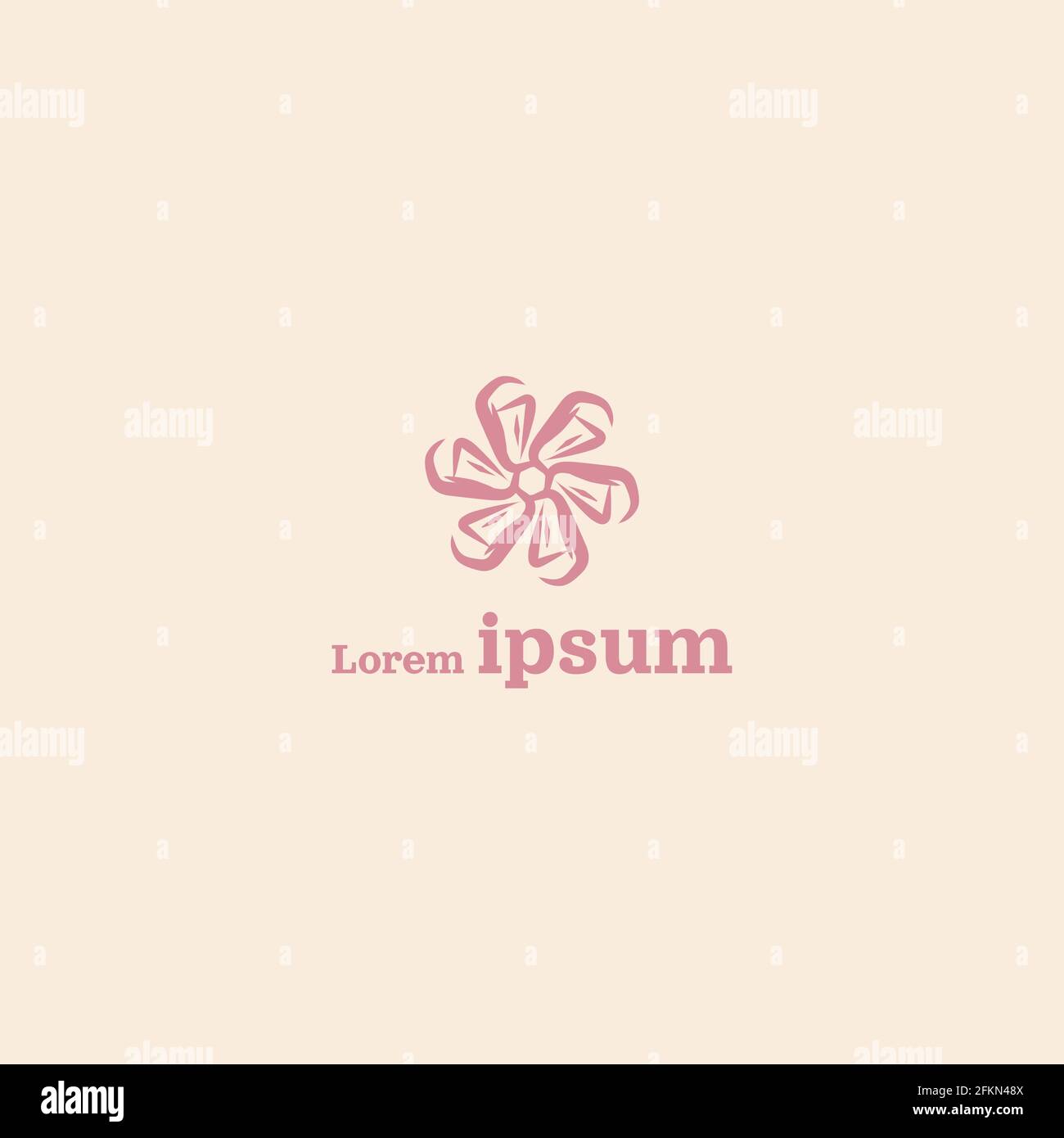Abstract Cute Spiral Creative Logo Design EPS10 Stock Vector