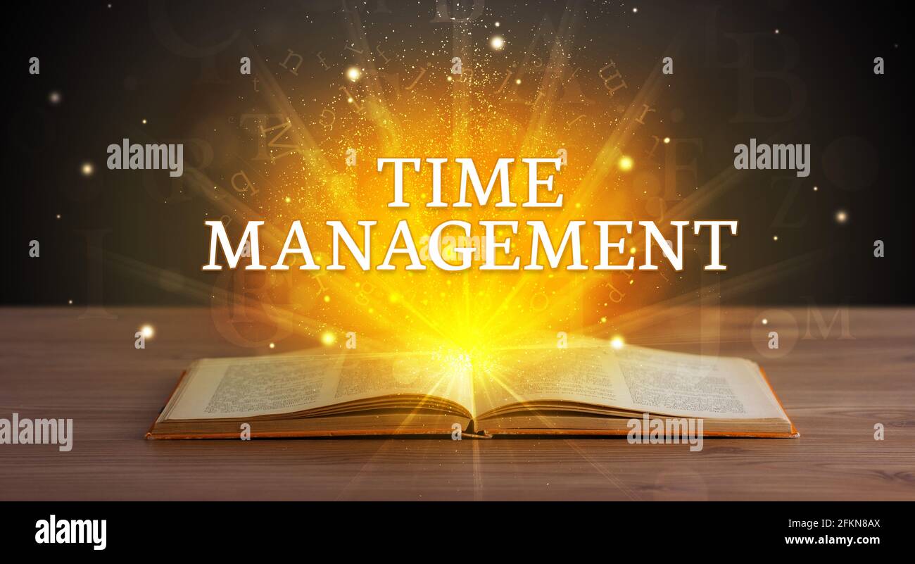 Educational inscription coming out from an open book Stock Photo - Alamy