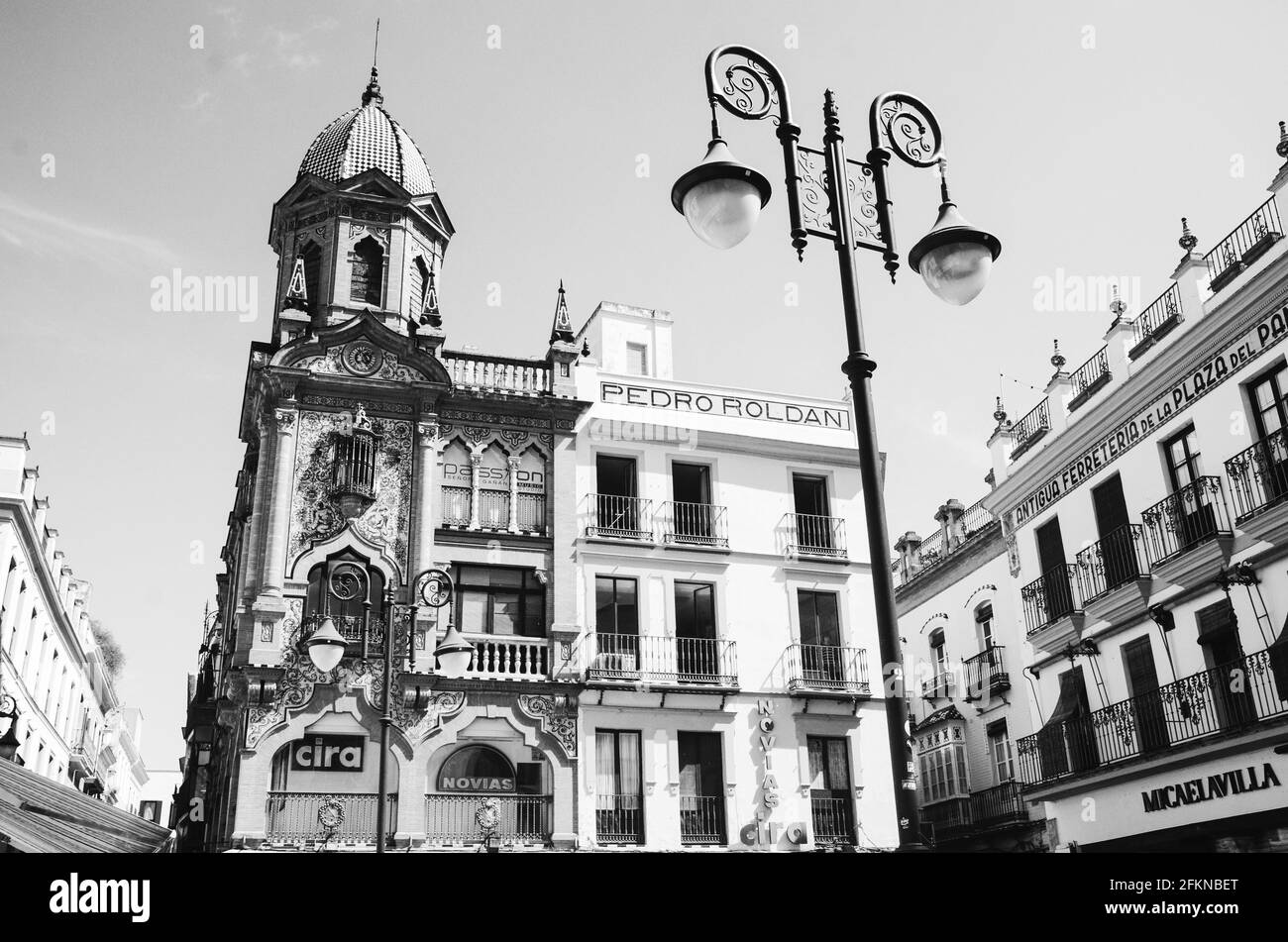 Seville, Plaza del Pan (Plaza Jesus de la Pasion) Stock Photo