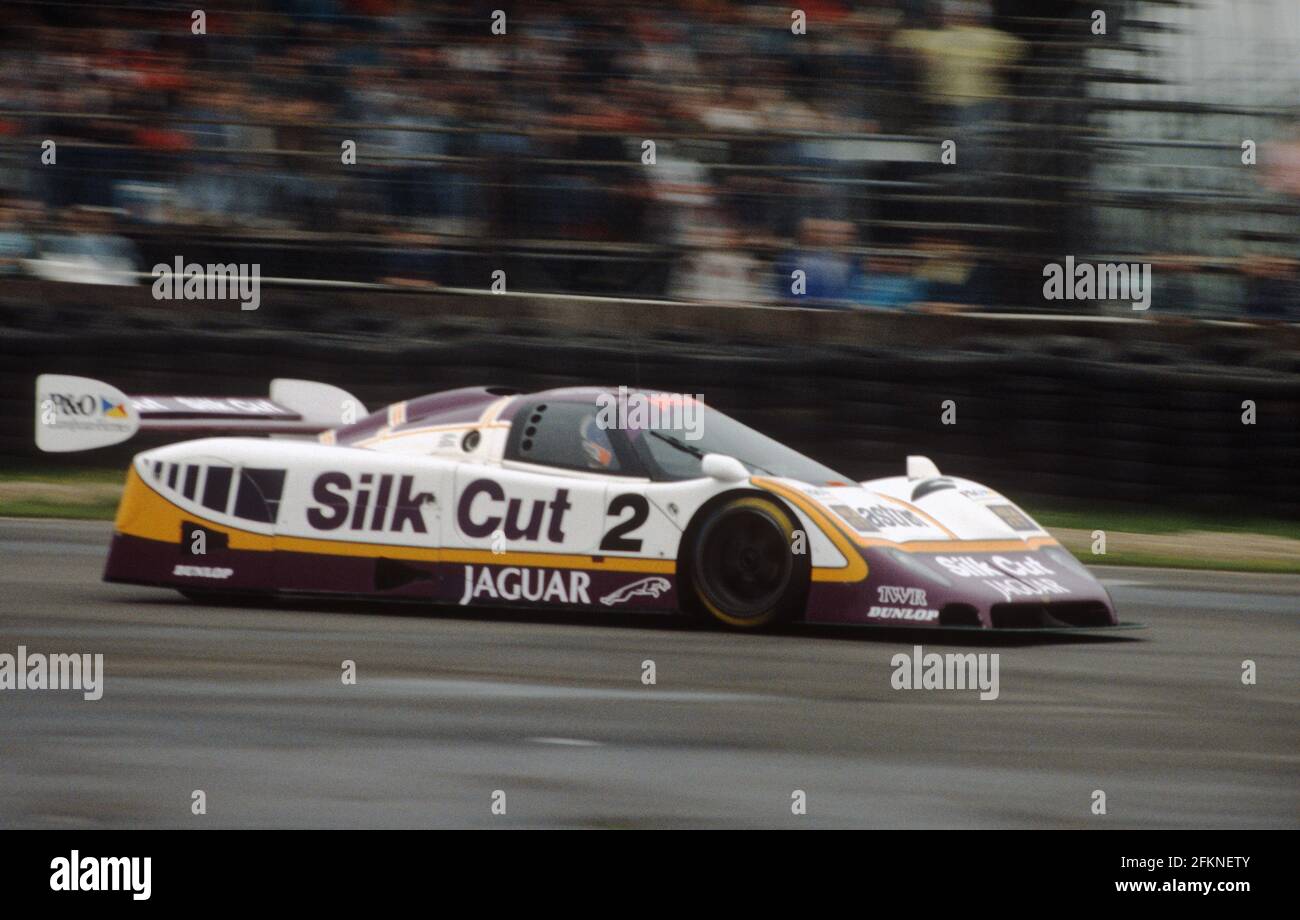 The Jan Lammers - Johnny Dumfries Jaguar XJR-9 sports-prototype
