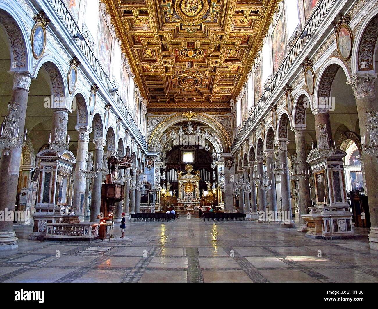 The ancient church in Rome, Italy Stock Photo - Alamy